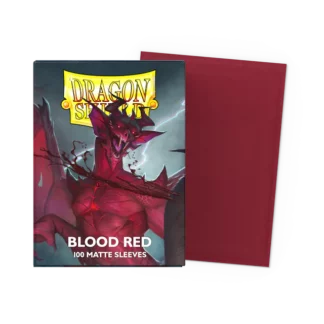 Dragon Shield Sleeves BLOOD RED (MATTE)